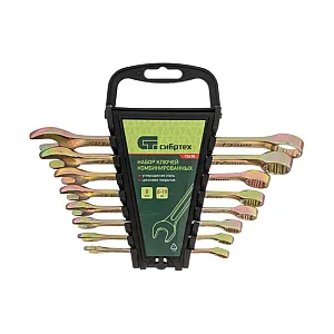 Набор ключей комбинированных Сибртех 15438 8-19 мм 8 шт