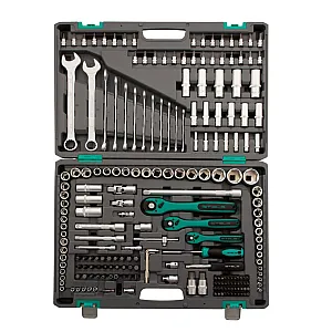 Набор инстументов Stels 14115 усиленный кейс Cr-V S2 216 предметов