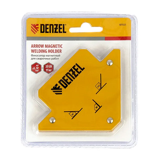 Фиксатор магнитный Denzel 97551 для сварочных работ усилие 25LB