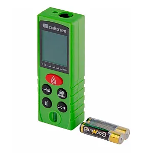 Дальномер лазерный Сибртех РМ-40 с пузырьковым уровнем 40 м