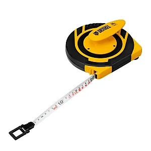 Рулетка геодезическая Denzel 31291 30 м*15 мм закрытый корпус фиберглассовая лента