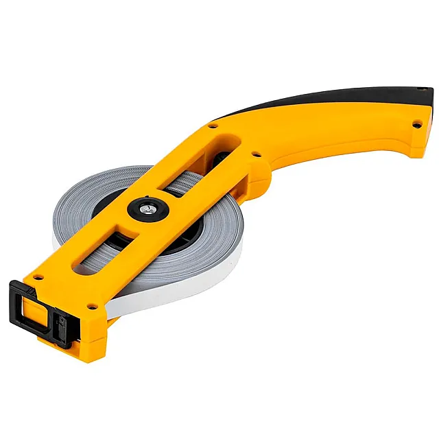 Рулетка геодезическая Denzel 31491 открытый корпус металлическая лента 13 мм*30 м