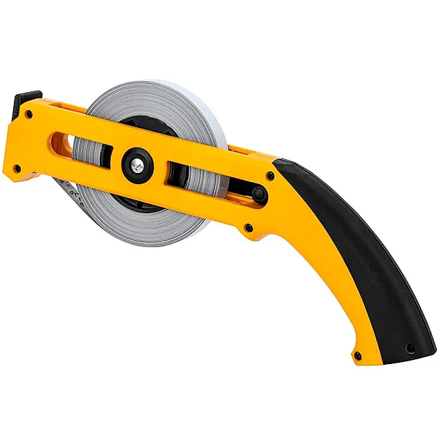 Рулетка геодезическая Denzel 31491 открытый корпус металлическая лента 13 мм*30 м