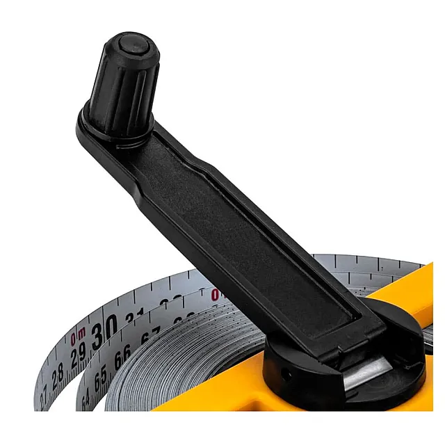 Рулетка геодезическая Denzel 31491 открытый корпус металлическая лента 13 мм*30 м