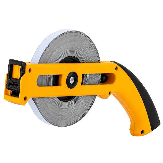 Рулетка геодезическая Denzel 31492 открытый корпус металлическая лента 13 мм*50 м