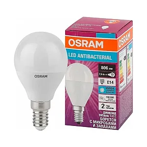 Лампа светодиодная Osram CLP60 8W/865 230V FR E14 10X1