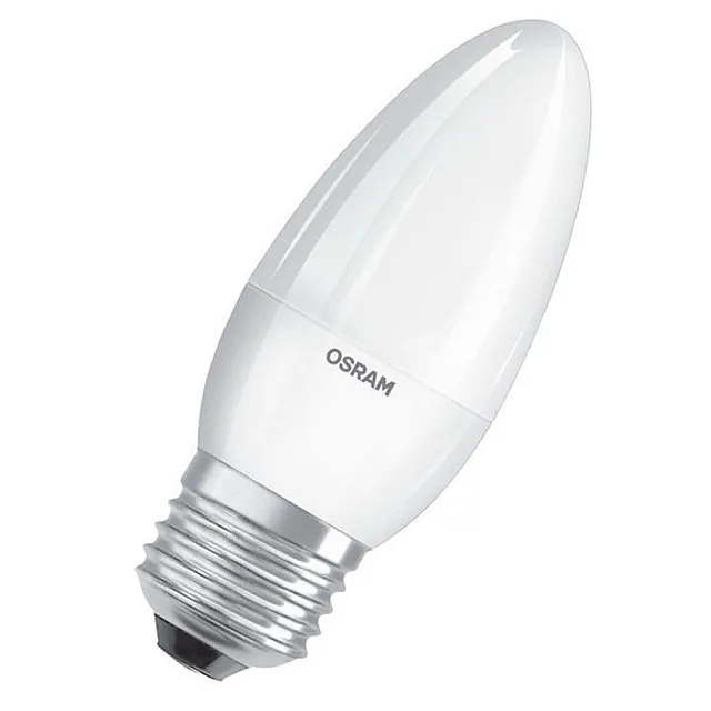 Лампа светодиодная Osram LVCLB75 10SW/830 230V E27 10X1