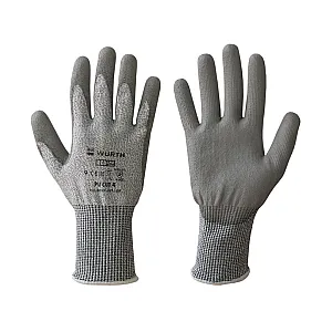 Перчатки защитные Wurth Pu CUT4 трикотажные покрыты полиуретаном размер 9