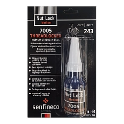 Фиксатор резьбы Senfineco Threadlocker Medium Strength Blue средней фиксации синий 10 мл