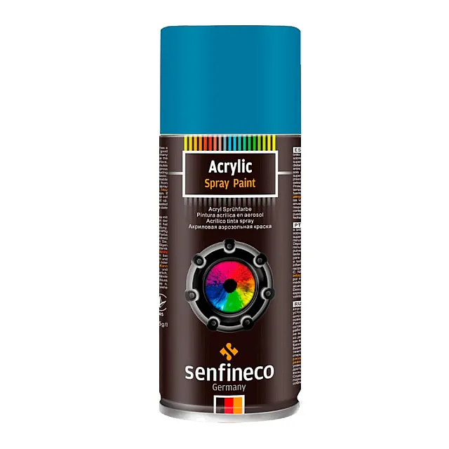 Краска-спрей Senfineco Paint Acrylic Sky Blue 4015 акриловая синяя 400 мл