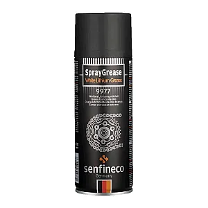 Смазка синтетическая литиевая Senfineco SprayGrease White lithium grease 9977 белая 450 мл