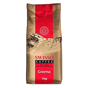 Кофе Swisso Kaffee Crema натуральный жареный в зернах 1 кг