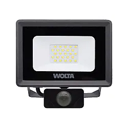 Прожектор Wolta WFL-20W/06S Led 20Вт 5700K 1800лм IP65 с датчиком серый Прожектор Wolta WFL-20W/06S Led 20Вт 5700K 1800лм IP65 с датчиком серый