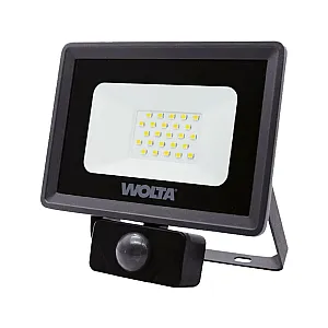 Прожектор Wolta WFL-20W/06S Led 20Вт 5700K 1800лм IP65 с датчиком серый