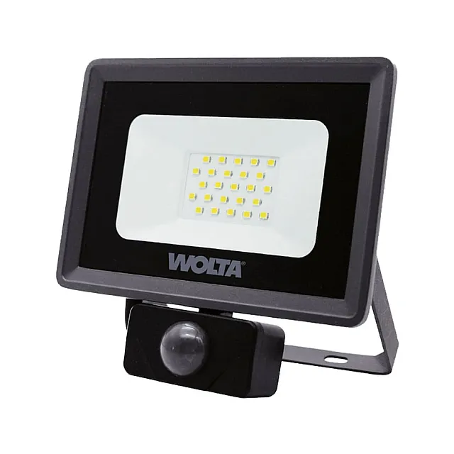 Прожектор Wolta WFL-20W/06S Led 20Вт 5700K 1800лм IP65 с датчиком серый
