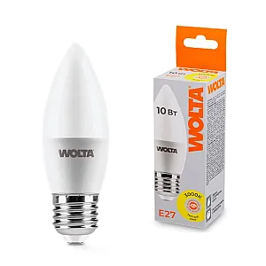 Лампа светодиодная Wolta C37 12Вт 1050лм 4000К Е27