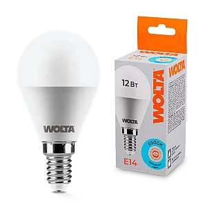 Лампа светодиодная Wolta 25W45GL12E14 G45 12Вт 1050лм 6500К Е14