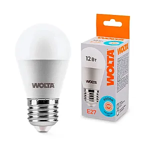 Лампа светодиодная Wolta G45 12Вт 1050лм 6500К Е27