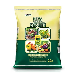 Биопочвогрунт Гера Keva Bioterra для рассады и овощей 20 л