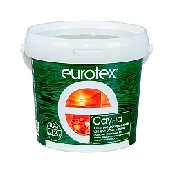 Лак Eurotex Сауна акриловый глянцевый 0.9 кг