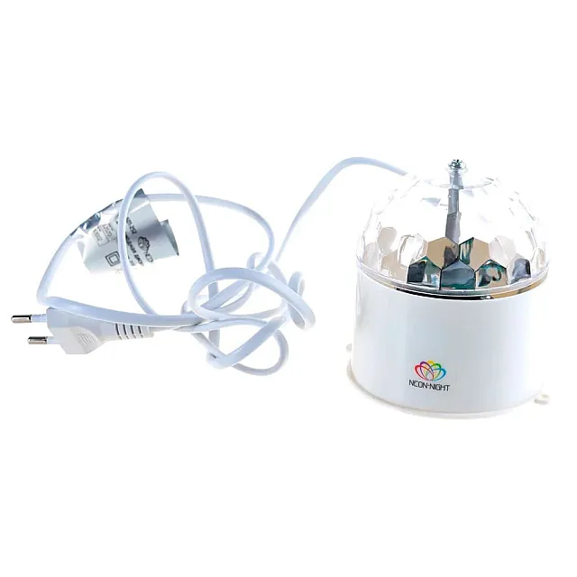 Диско-лампа светодиодная Neon-Night 601-252 в компактном корпусе