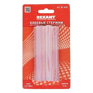 Стержни клеевые Rexant 09-1010 прозрачные 7*100 мм 12 шт
