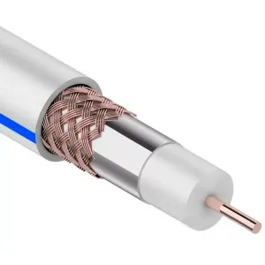 Кабель PROconnect 01-2401-6 SAT 50 M Cu/Al/Cu 64% 75 Ом белый