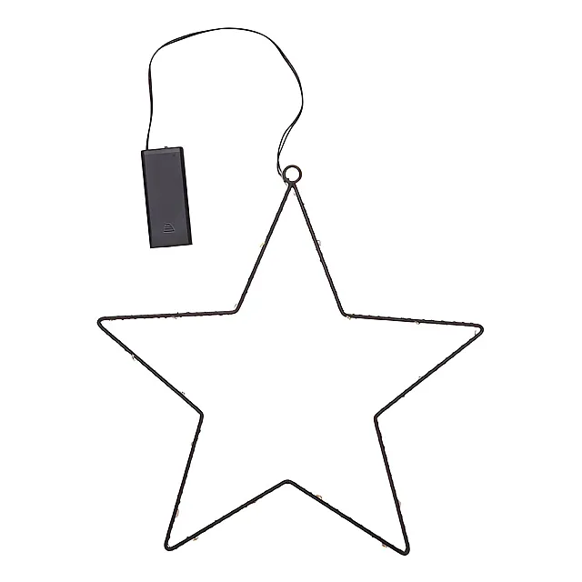 Звезда подвесная Neon-Night 501-057 на металлическом каркасе 20 LED 30 см теплый белый