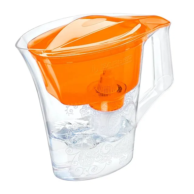 Фильтр-кувшин Барьер Танго для очистки воды оранжевый с узором
