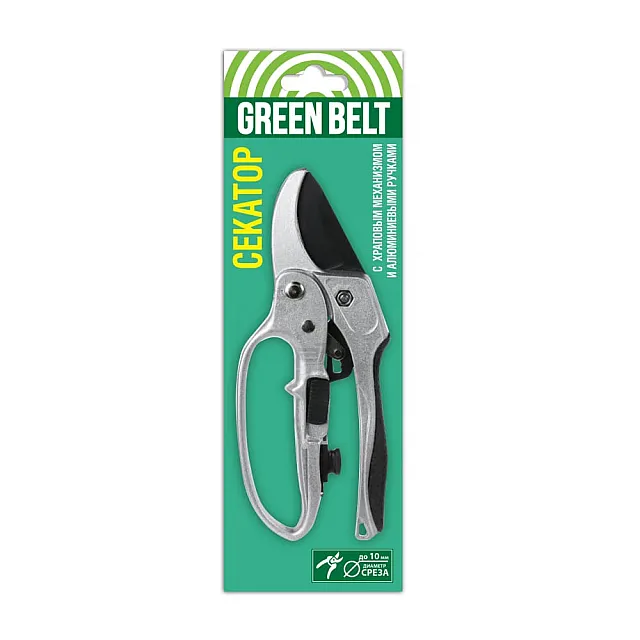 Секатор Green Belt HC001R с храповым механизмом
