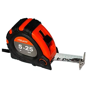 Рулетка MotiVe двухсторонняя шкала магнит 5 м*25 мм