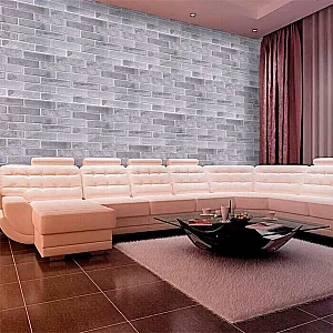 Панель ПВХ Grace Кирпич старый серый 1020*495 мм