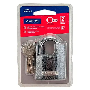 Замок навесной Apecs PD-44-50-Blister 00006679