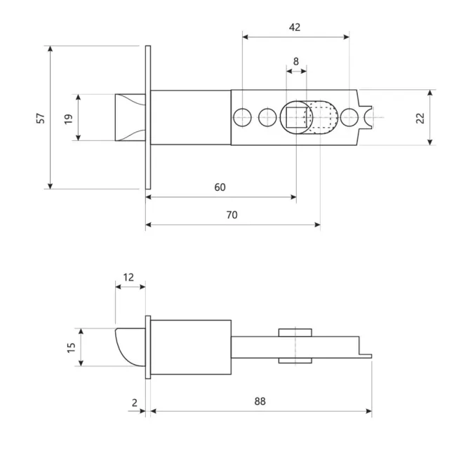 Защелка Avers 8023-01-АВ 00020402