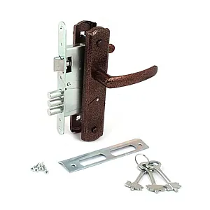 Замок врезной сувальдный Avers 3В9-4-1-4-09 медь