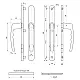 Ручки на планке Apecs HP-92.7105-W