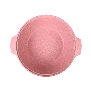 Кастрюля-жаровня Kukmara Trendy style ж41tsr со стеклянной крышкой 4 л