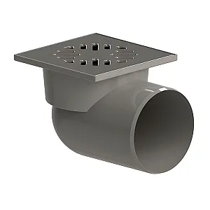 Трап Татполимер ТП-105.110-150HSMs ПП 110 горизонтальный 150*150 мм сухой затвор