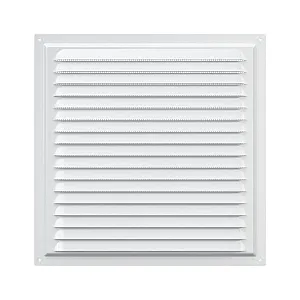 Вентрешетка Эра 3030МЭ стальная белая 300*300 мм