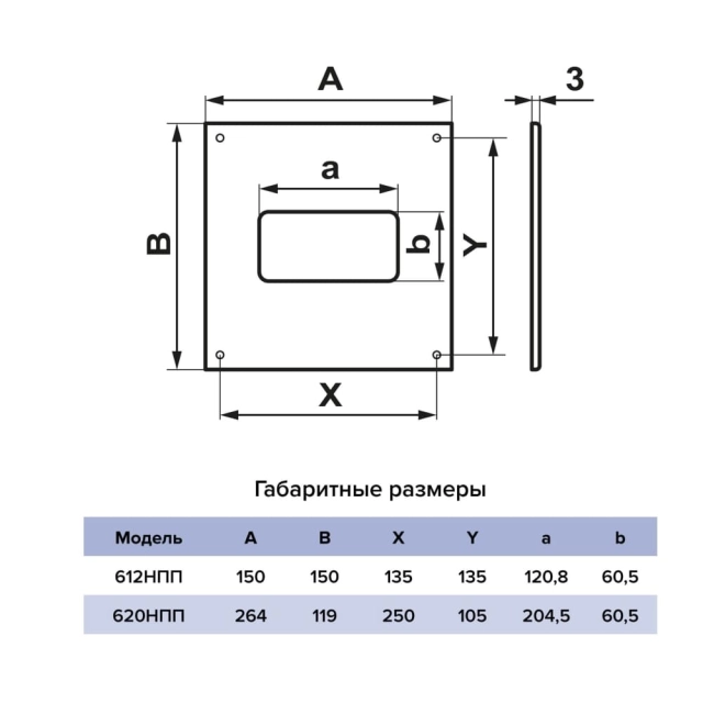 Накладка торцевая Era 612НПП прямоугольная 60*120 мм Накладка торцевая Era 612НПП прямоугольная 60*120 мм