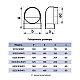 Соединитель угловой Era 620СК10ФП 60*204/100 мм