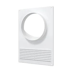 Площадка торцевая Era 125ПТПР пластиковая с решеткой 180*250/125 мм