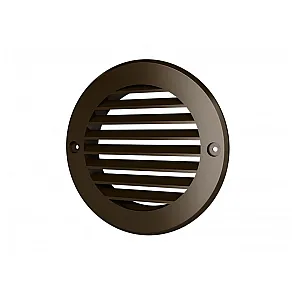 Вентрешетка Era 10PKHkop круглая с фланцем D100 мм коричневая