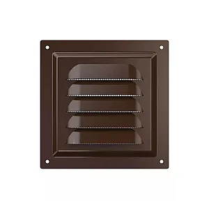 Вентрешетка Era 1212МЭ кор 125*125 мм металлическая коричневая