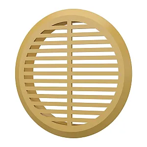 Вентрешетка Era 05ДП 1/4 круглая с фланцем D 50 мм бежевая 4 шт