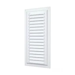 Вентрешетка Era 1530МЭ 150*300 мм металлическая белая