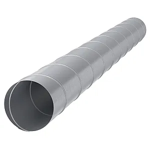 Воздуховод круглый Era 100*0.5 мм 2 м сталь