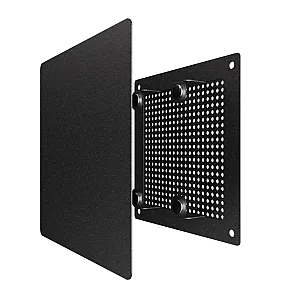 Вентрешетка Era 1414RVM Black сетка разъемная на магнитах 140*140 мм