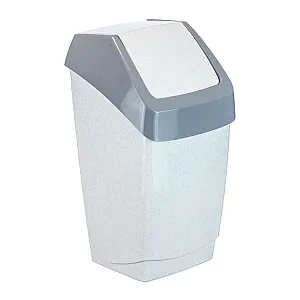 Контейнер для мусора Idea Хапс М2471 мраморный 15 л