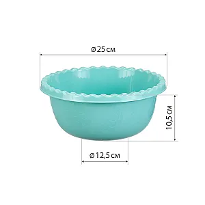 Миска Idea М 1312 круглая чайная роза 3 л